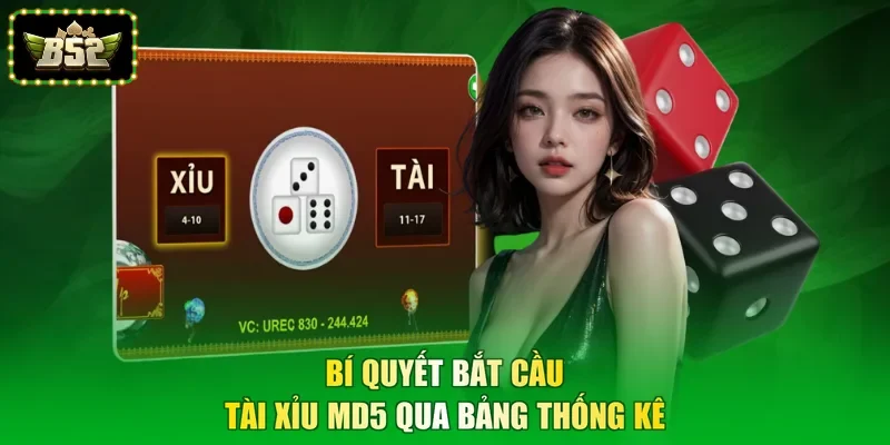 Bí quyết bắt cầu tài xỉu md5 qua bảng thống kê