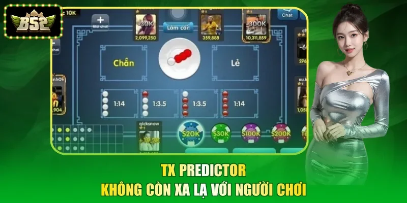 Tx Predictor không còn xa lạ với người chơi